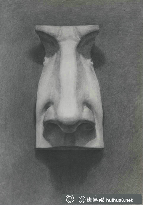 石膏像鼻子作品1