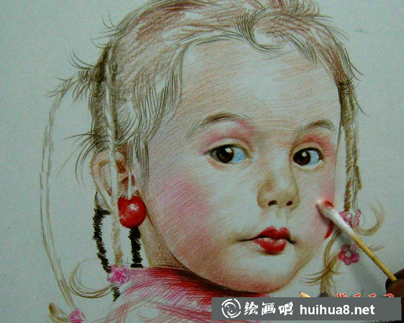 程鸿彩铅人物作品欣赏(2)