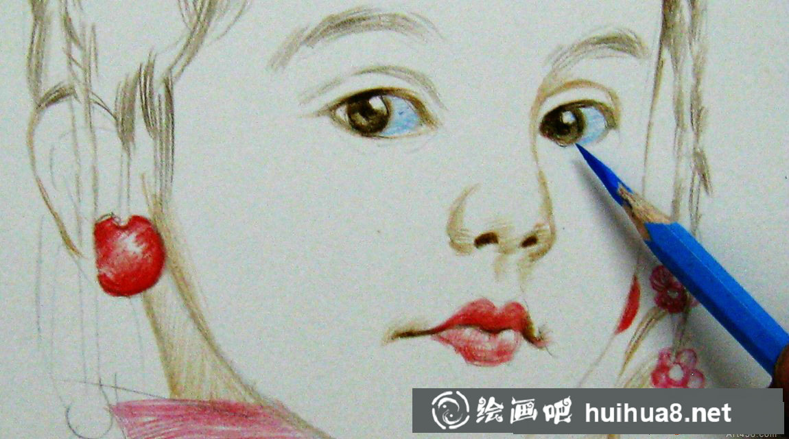 程鸿彩铅人物作品欣赏(3)
