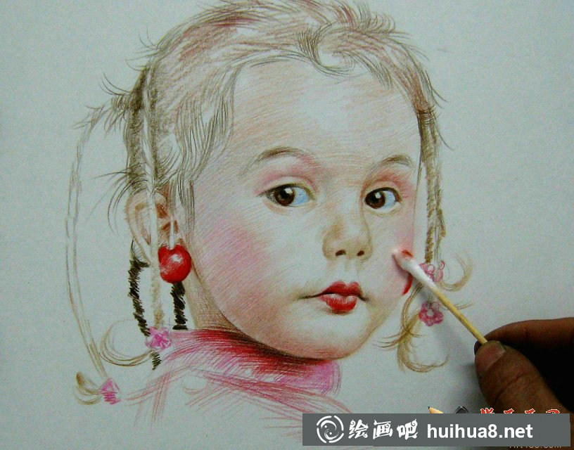 程鸿彩铅人物作品欣赏(4)