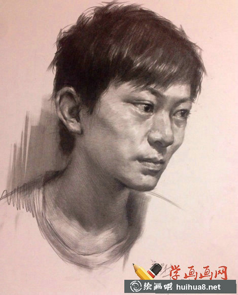杭州老鹰画室素描头像作品欣赏(3)