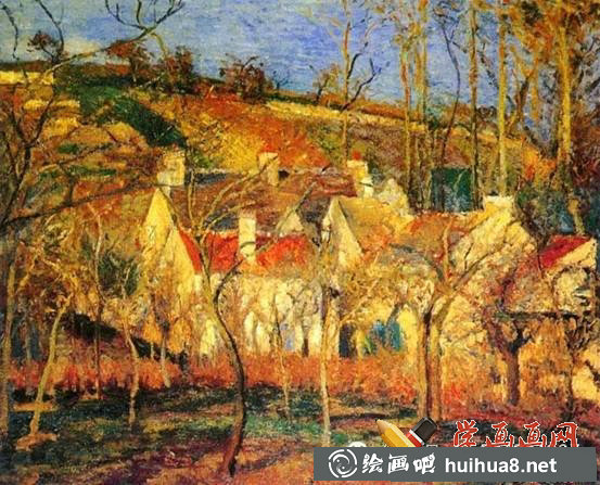 印象派大师卡米耶.毕沙罗(Camille Pissarro)油画作品片欣赏(8)
