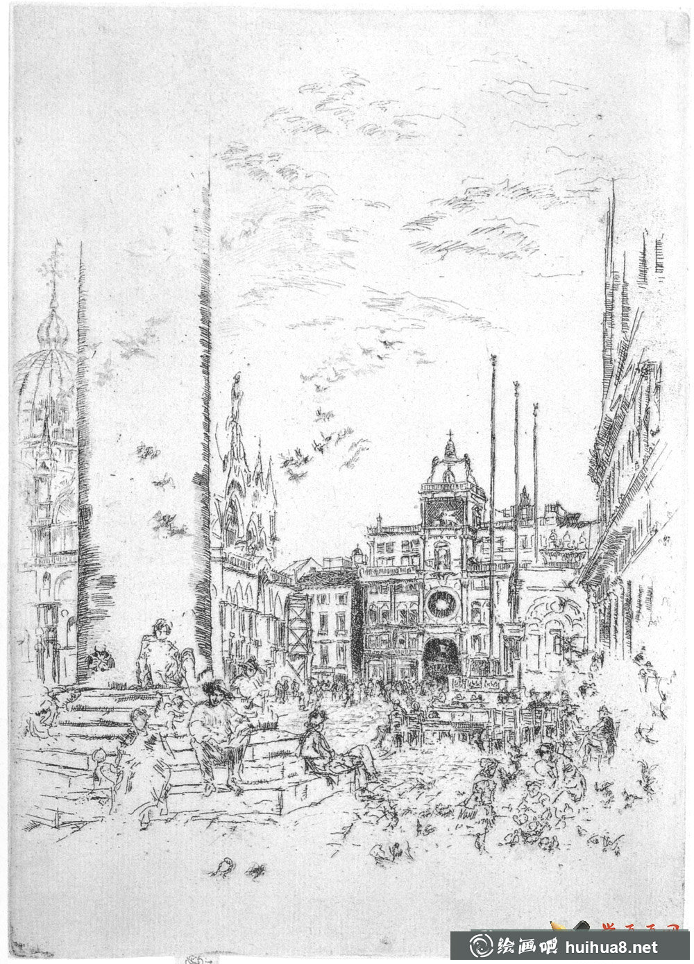 梵高风景素描画欣赏【7p】(1)