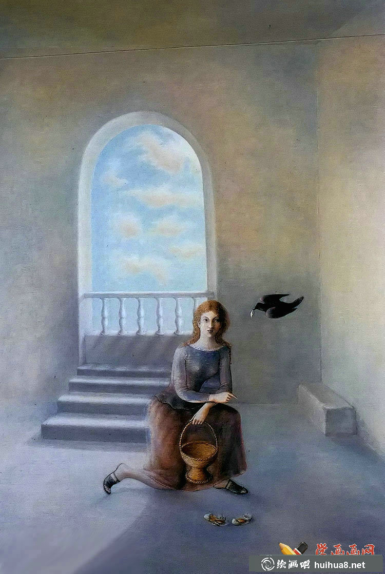 Luca Crocicchi梦幻风格人物油画作品8张(8)