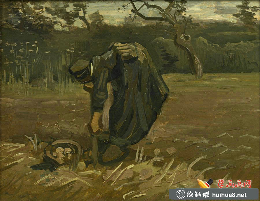 梵高《Potato harvest》(1)