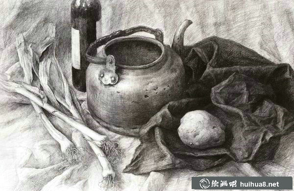优秀静物素描图片欣赏【4幅】(2)
