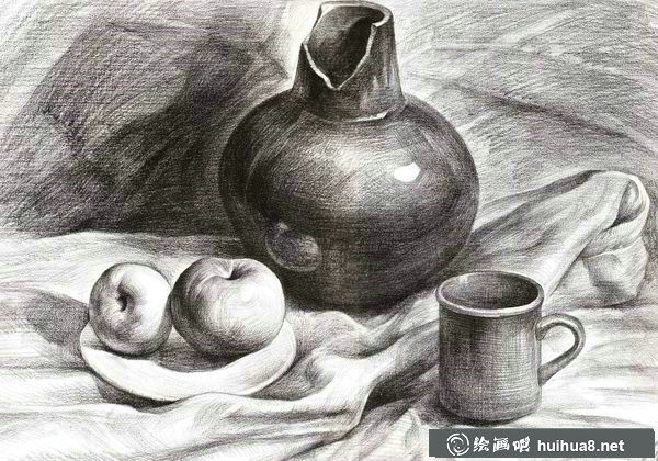 优秀静物素描图片欣赏【4幅】(3)
