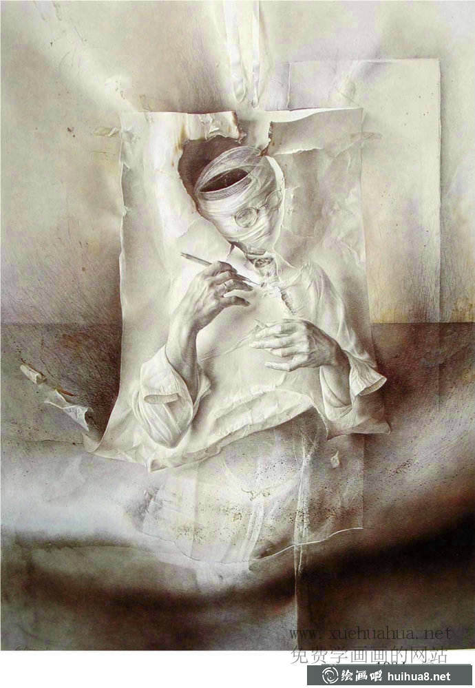 西班牙画家纳兰霍素描画欣赏(6)
