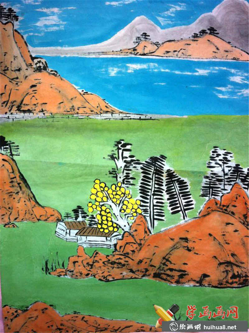 儿童中国画江南山水(1)