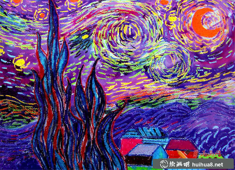 星空的油画棒(1)