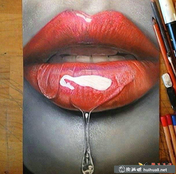 一组老外的彩铅画手绘作品欣赏(2)