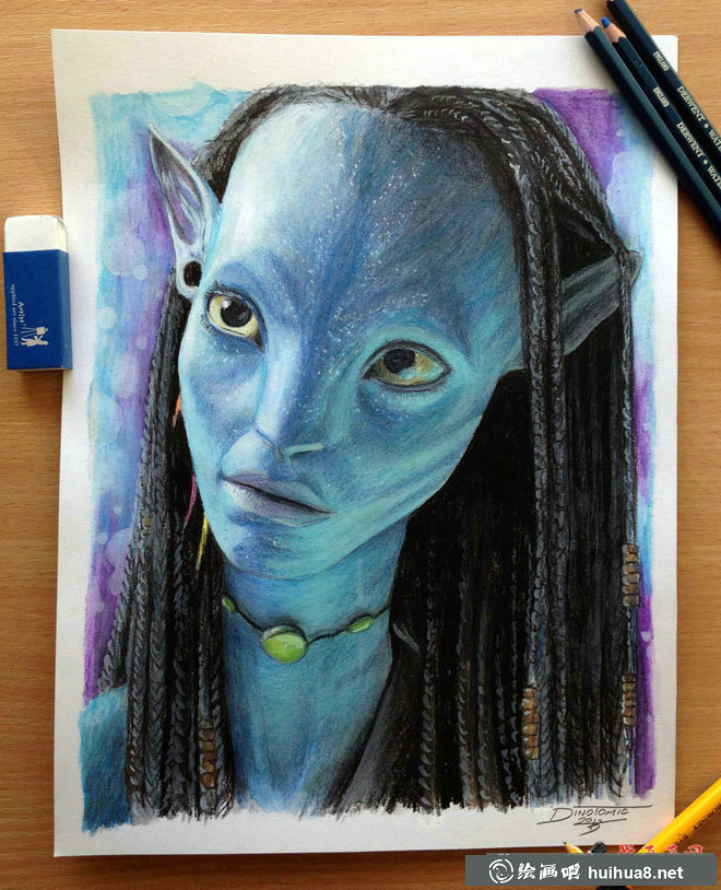 一组老外的彩铅画手绘作品欣赏(5)