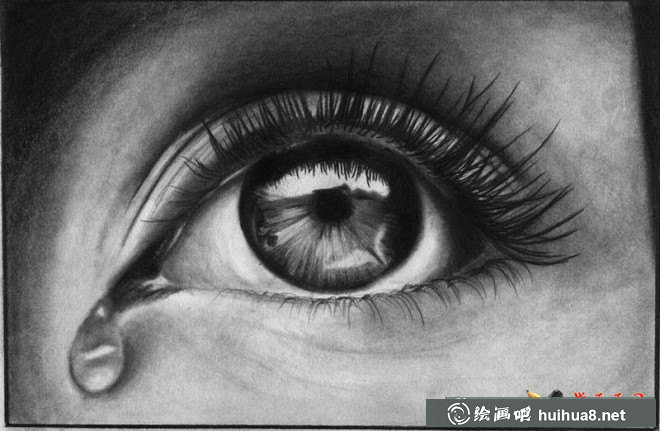 一组关于眼睛彩铅、铅笔画图片欣赏(7)