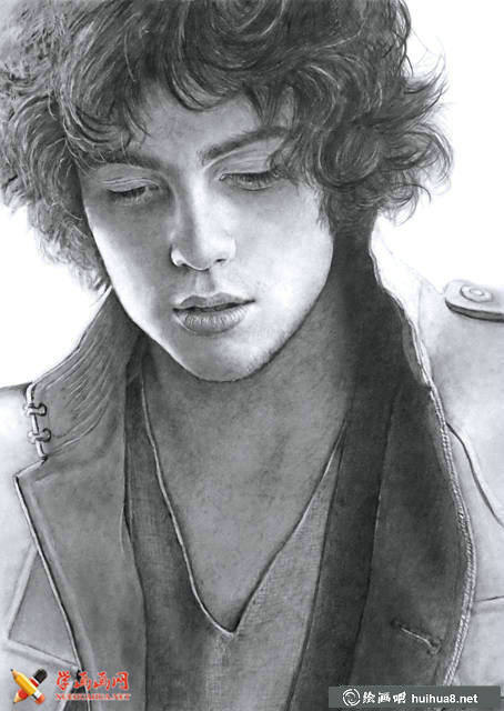 一组国外人物素描欣赏(15)