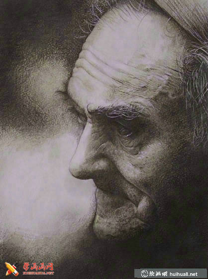 一组国外人物素描欣赏(21)