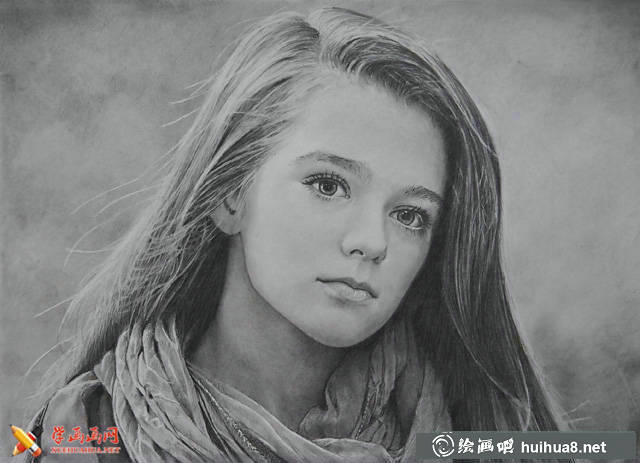 一组国外人物素描欣赏(19)