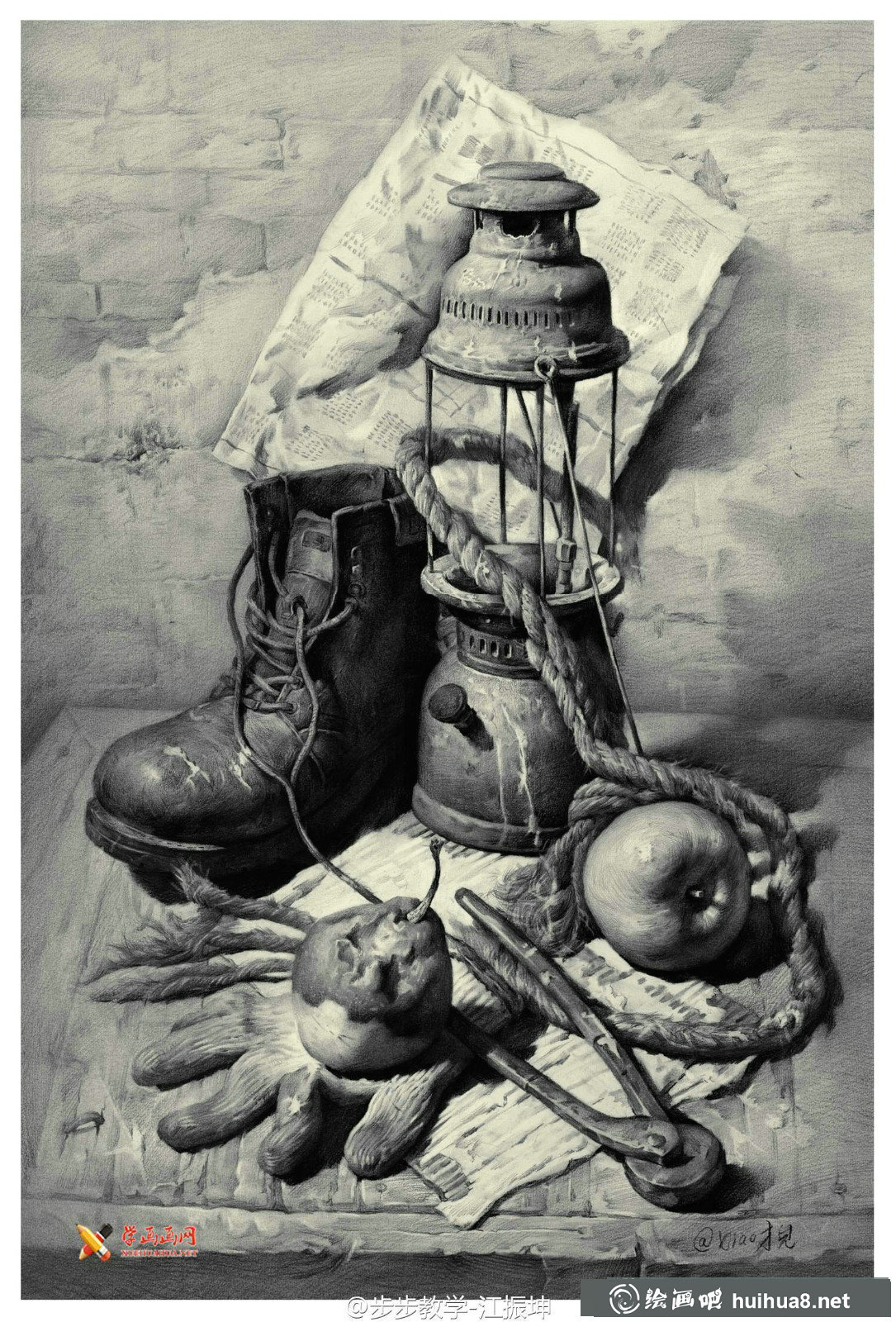 45幅优秀静物素描画欣赏(2)