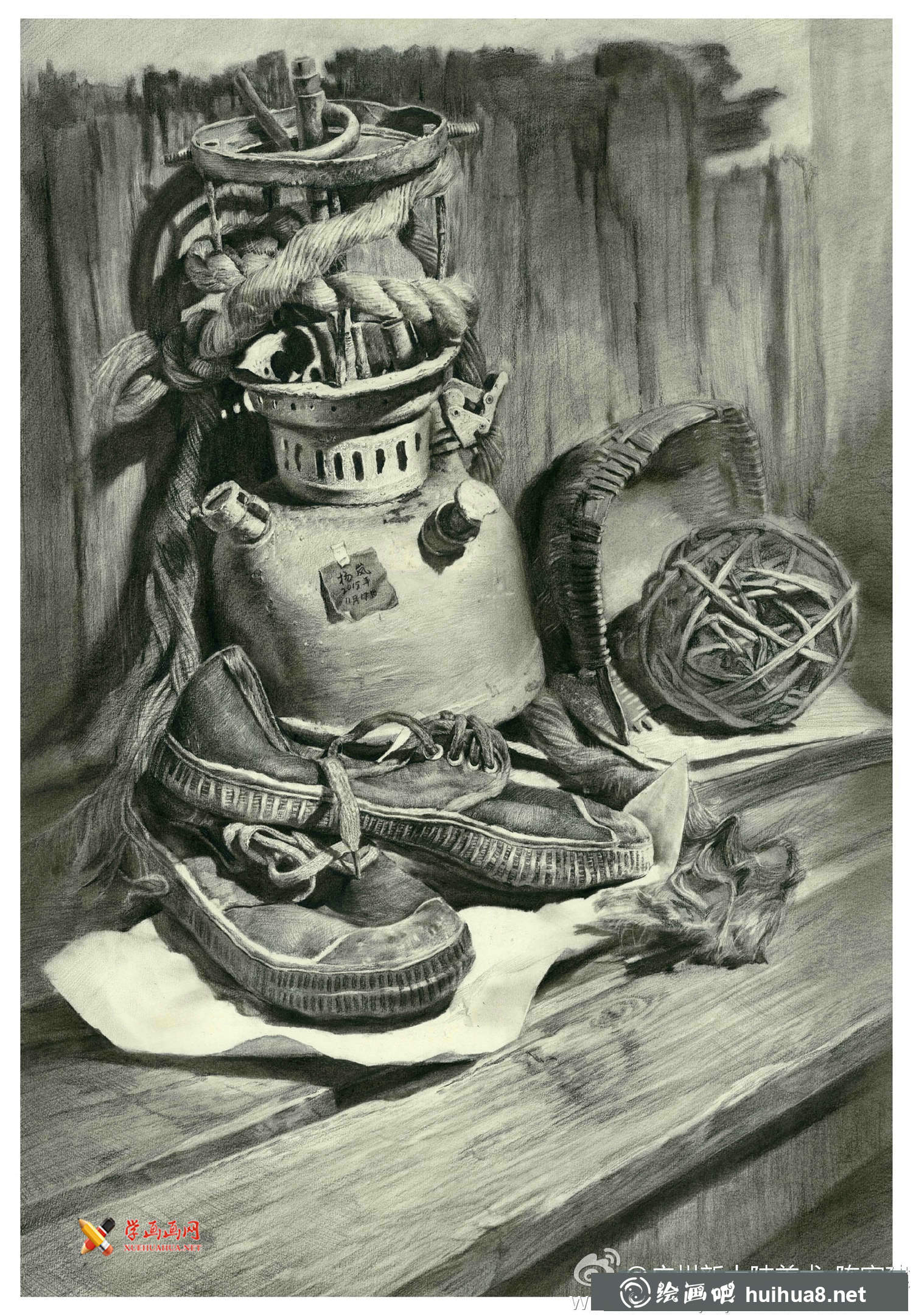 45幅优秀静物素描画欣赏(1)
