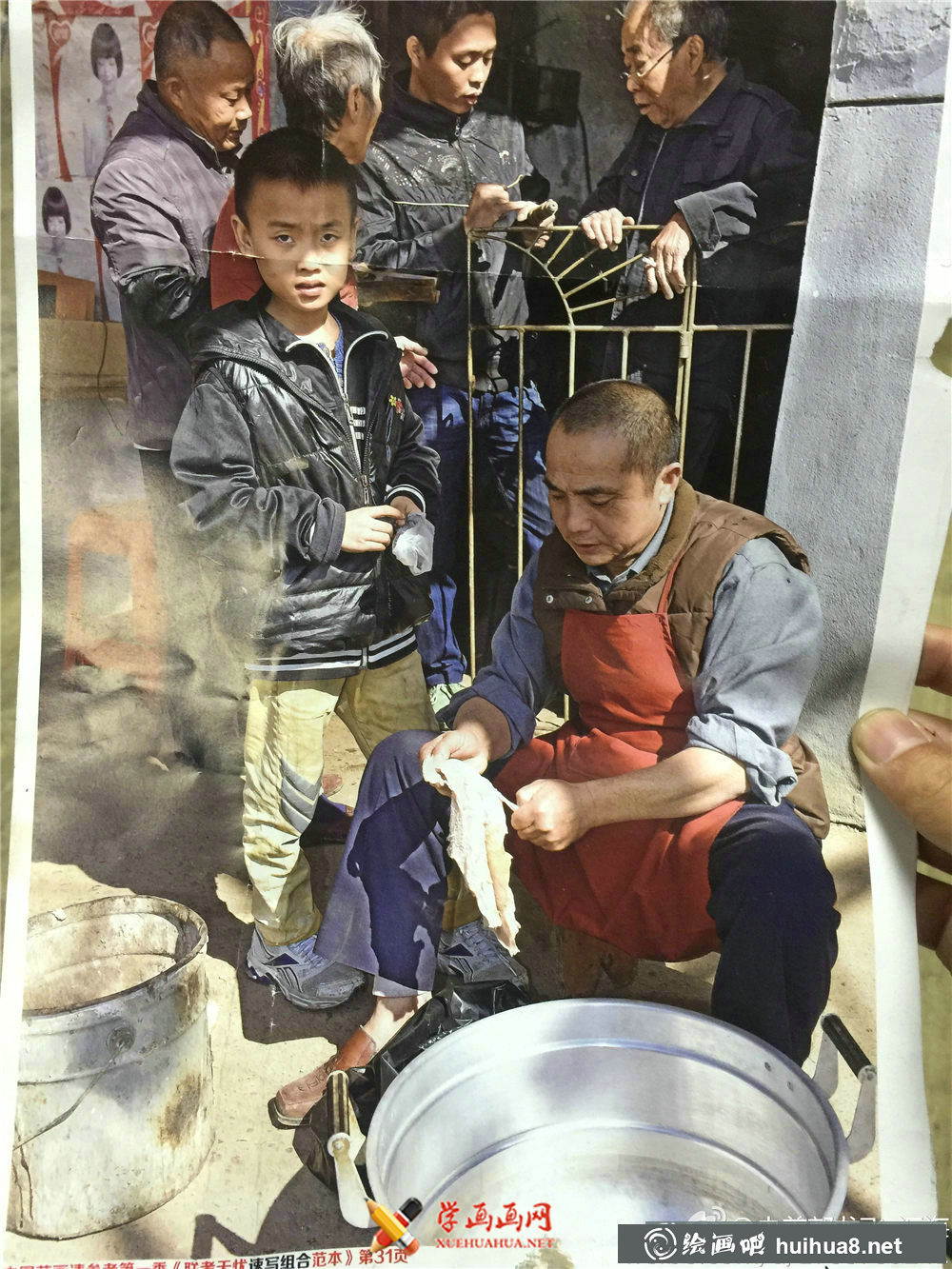 中央美院郭龙飞人物速写步骤图(1)