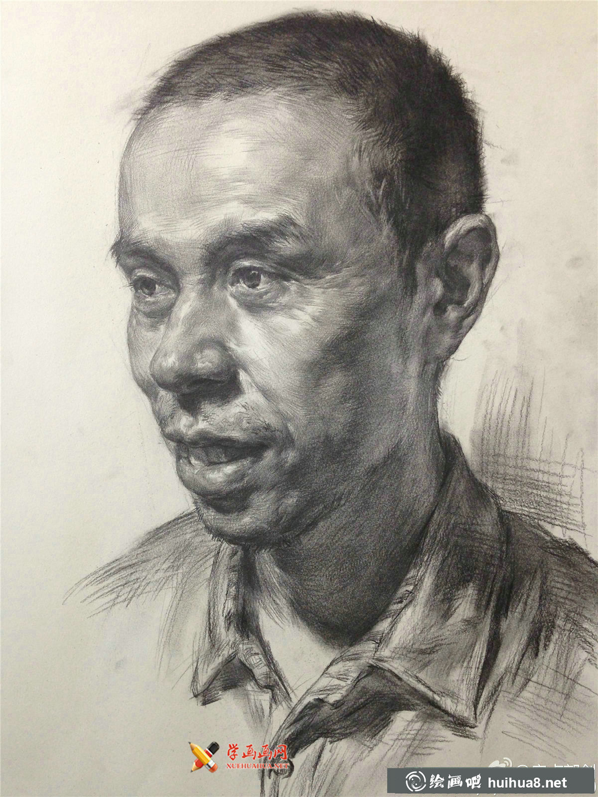 郭剑素描头像欣赏(2)