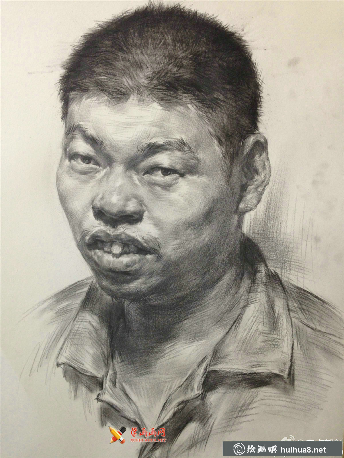 郭剑素描头像欣赏(6)