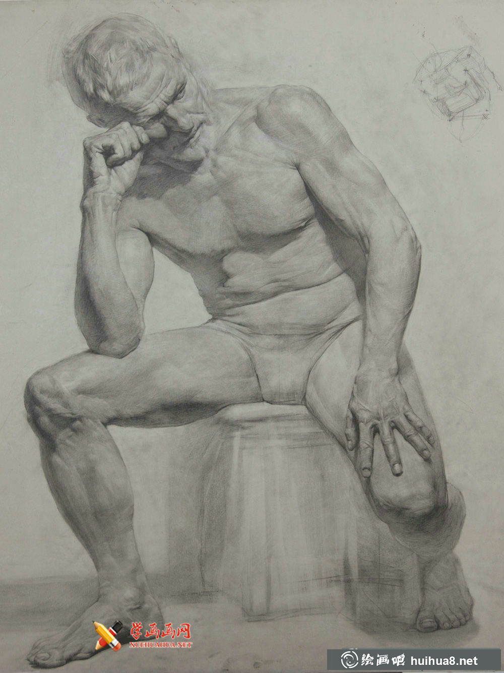 巴西画家Gilberto Geraldo人物素描作品欣赏