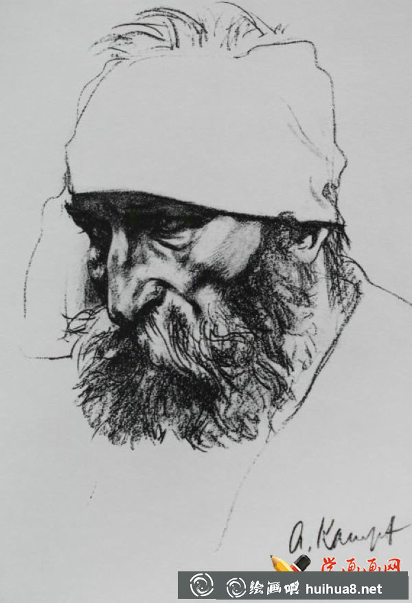 康勃夫素描作品之四