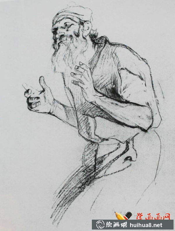 康勃夫素描作品之五