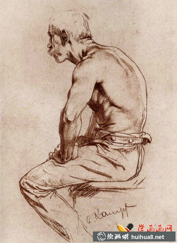 康勃夫素描作品之六