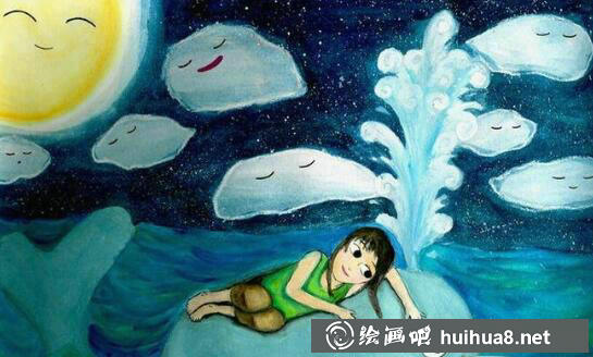 海底世界儿童画作品13