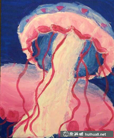 海底世界儿童画作品5