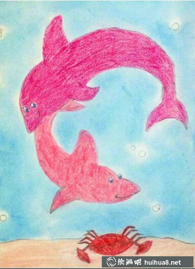 海底世界儿童画作品3