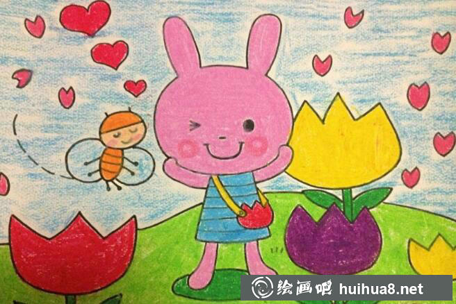 儿童画兔子图片7