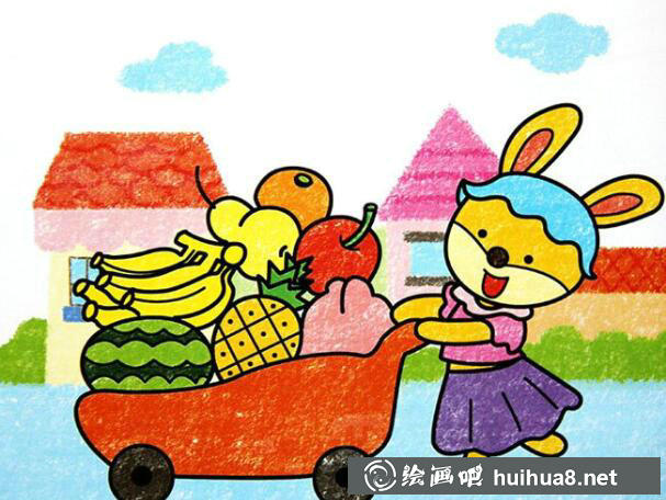 儿童画兔子图片12