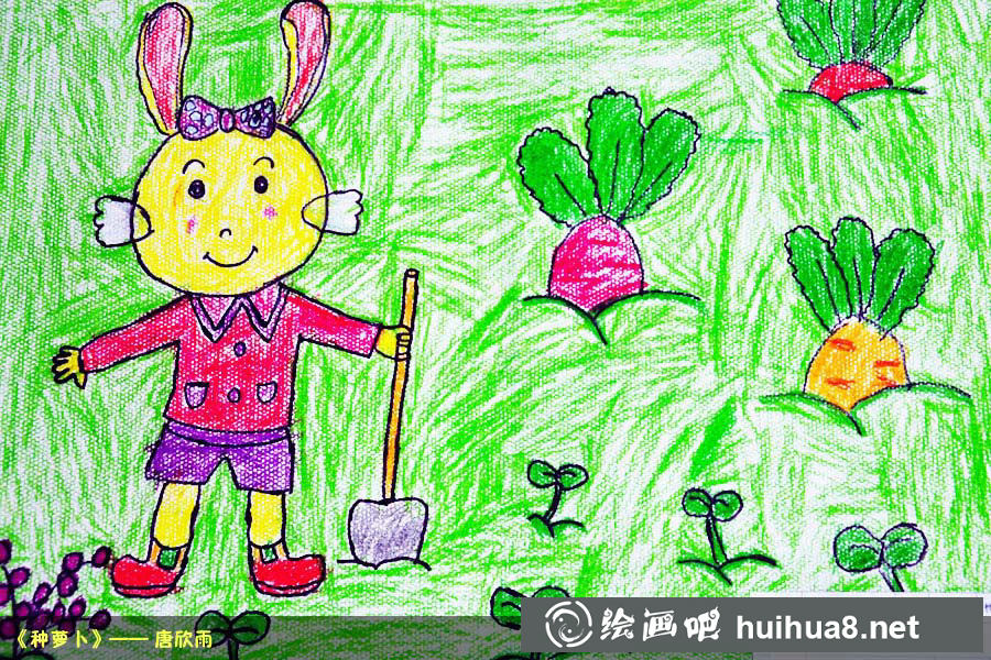 儿童画兔子图片25