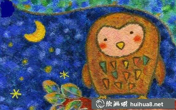 儿童油画棒作品4