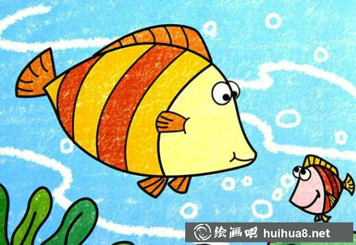 儿童油画棒作品9