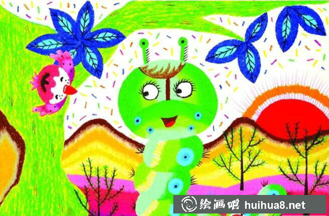 儿童油画棒作品11