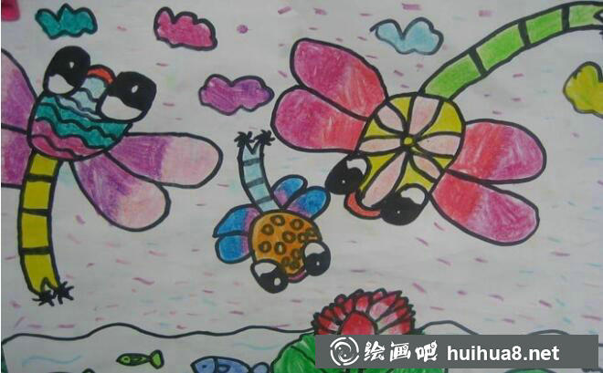 儿童油画棒作品14