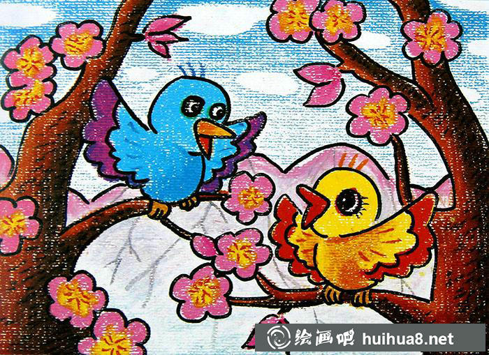 儿童油画棒作品23