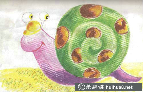 儿童油画棒作品27