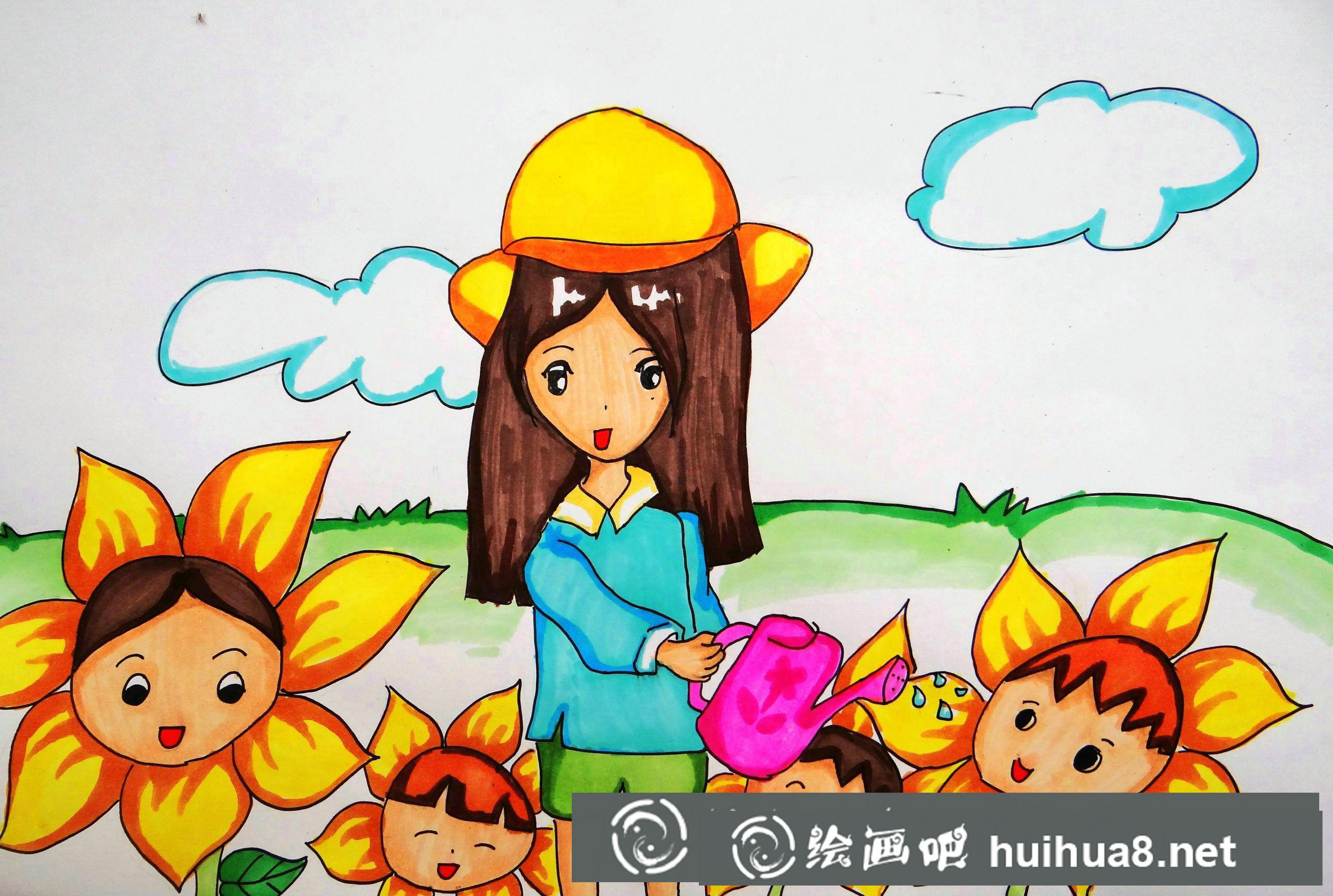 儿童水彩画1