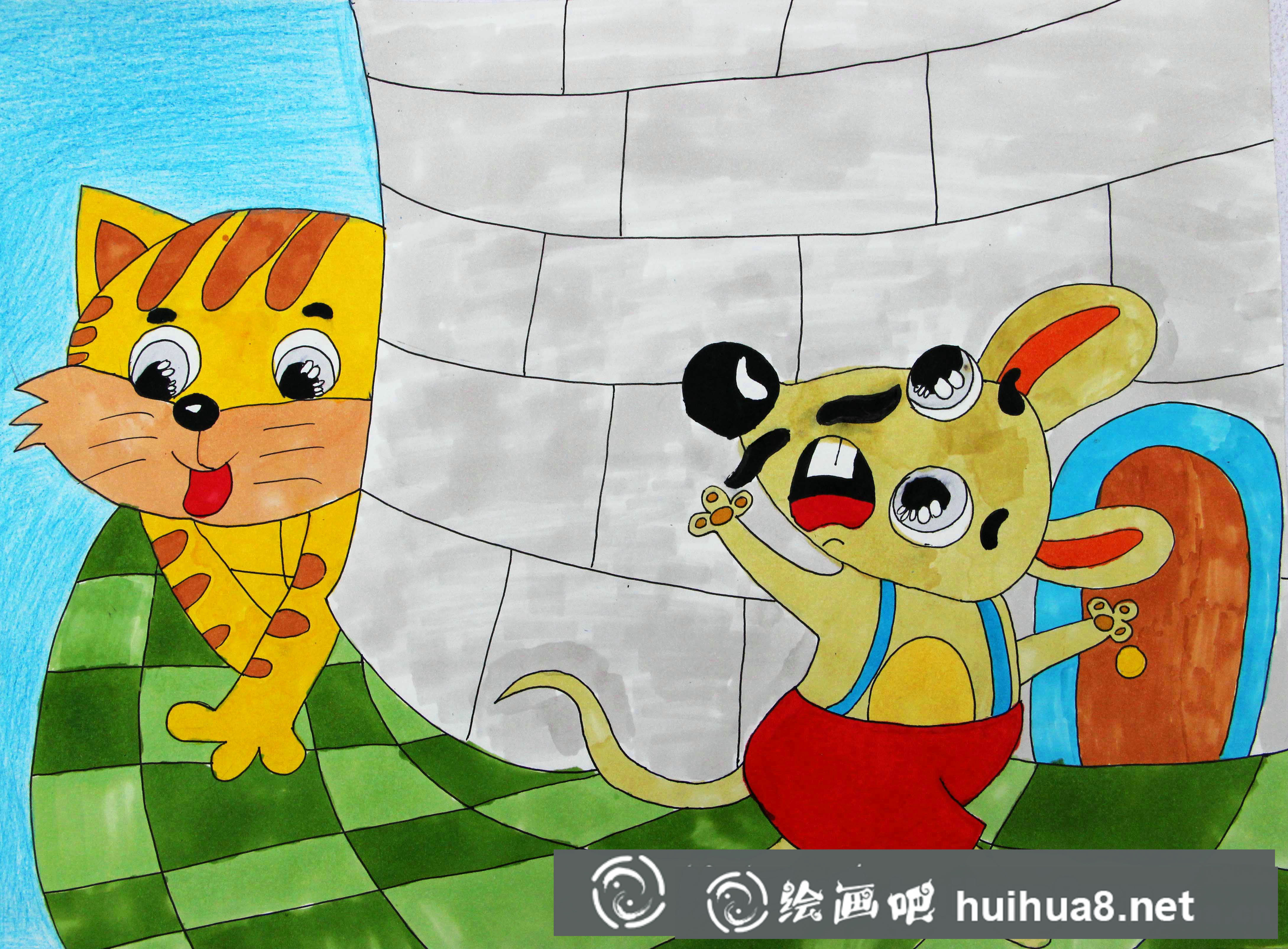 儿童水彩画3