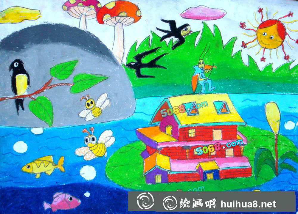儿童水彩画4