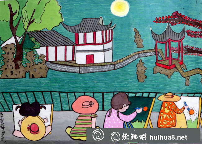 儿童水彩画6