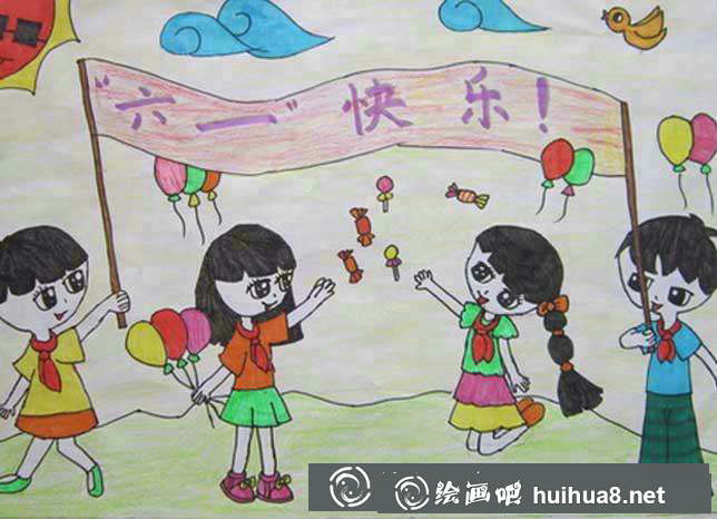 六一儿童节主题画