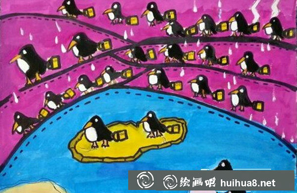 儿童水粉画作品欣赏