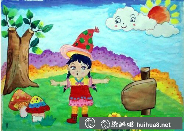 儿童水粉画作品欣赏