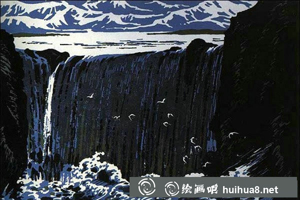 中国版画作品欣赏：长江十景全套版画