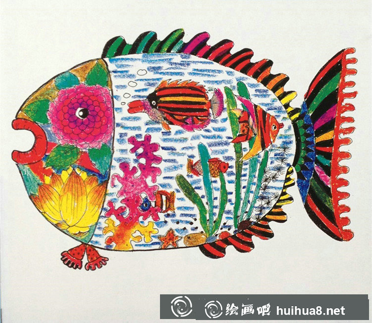 儿童油画棒画